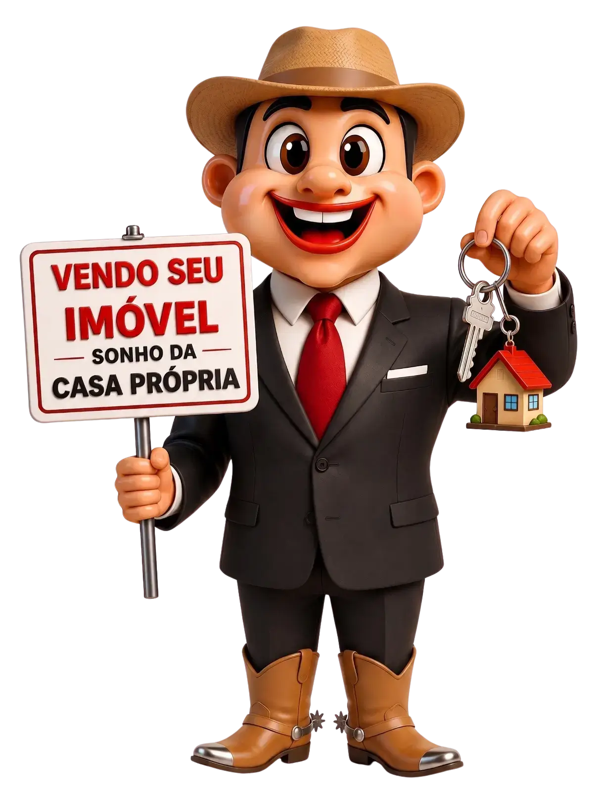 Mascote Evandro Vinagrinho